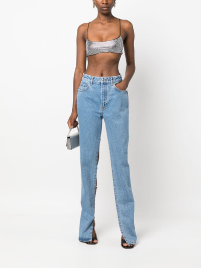 GCDS Bling cut-out jeans outlook