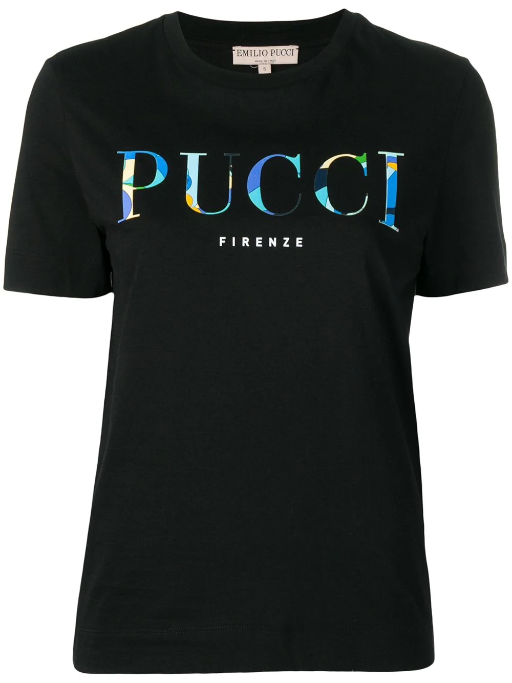 Black Rivera Print Logo T-shirt - 1