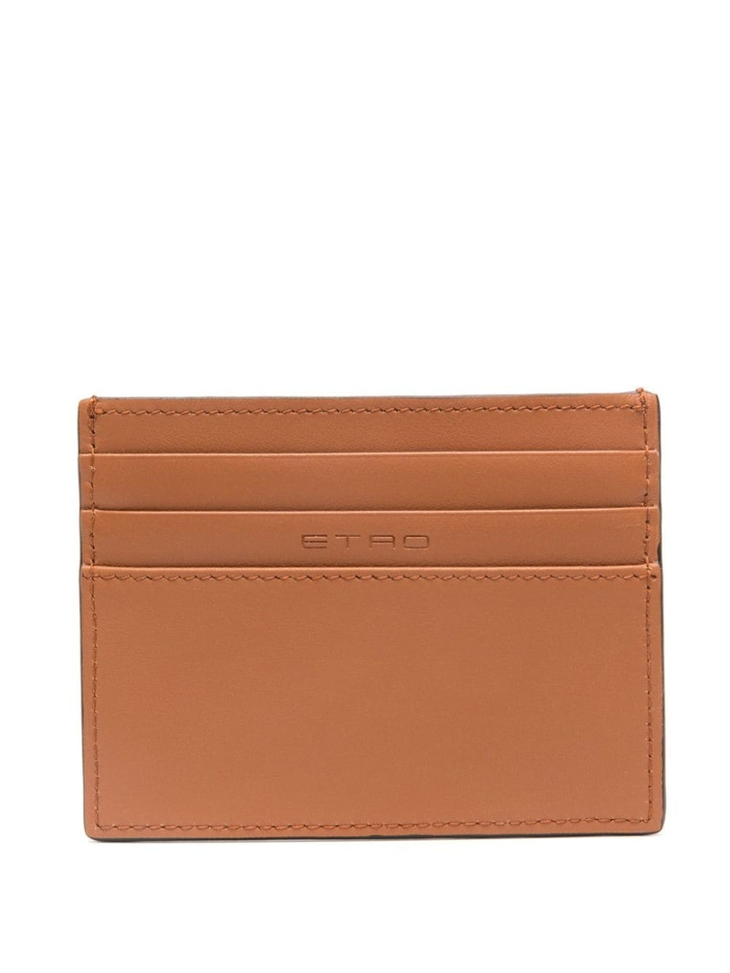 Etro Pegaso-plaque cardholder outlook