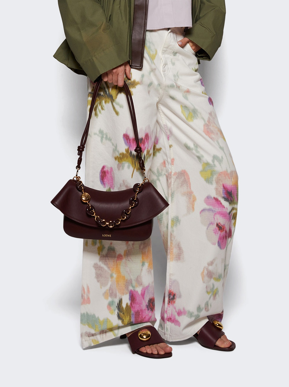 Medium Ola Bag Dark Burgundy - 2