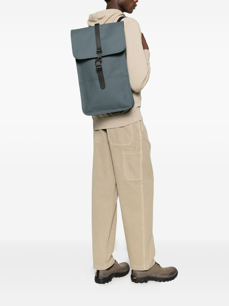 RAINS buckle-strap backpack outlook