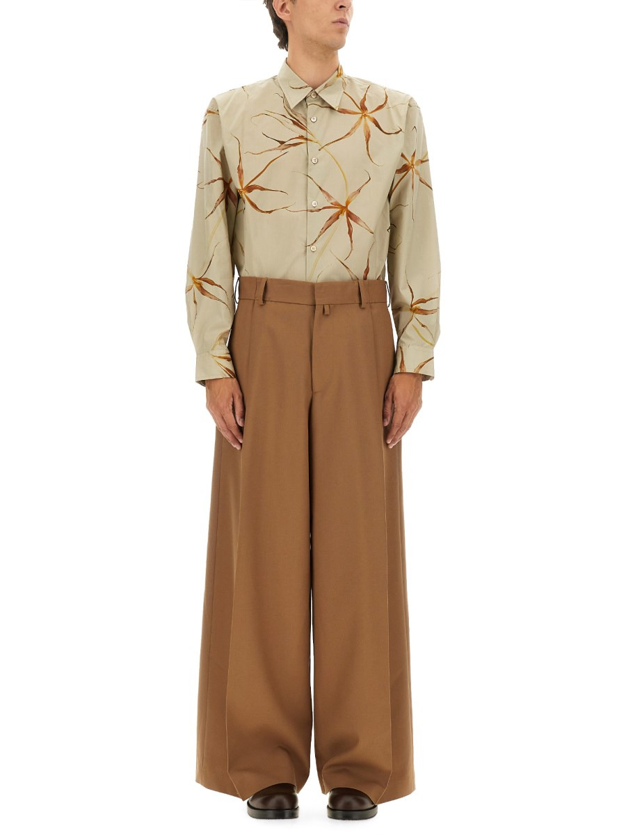COTTON SHIRT WITH TULIP PRINT - 2