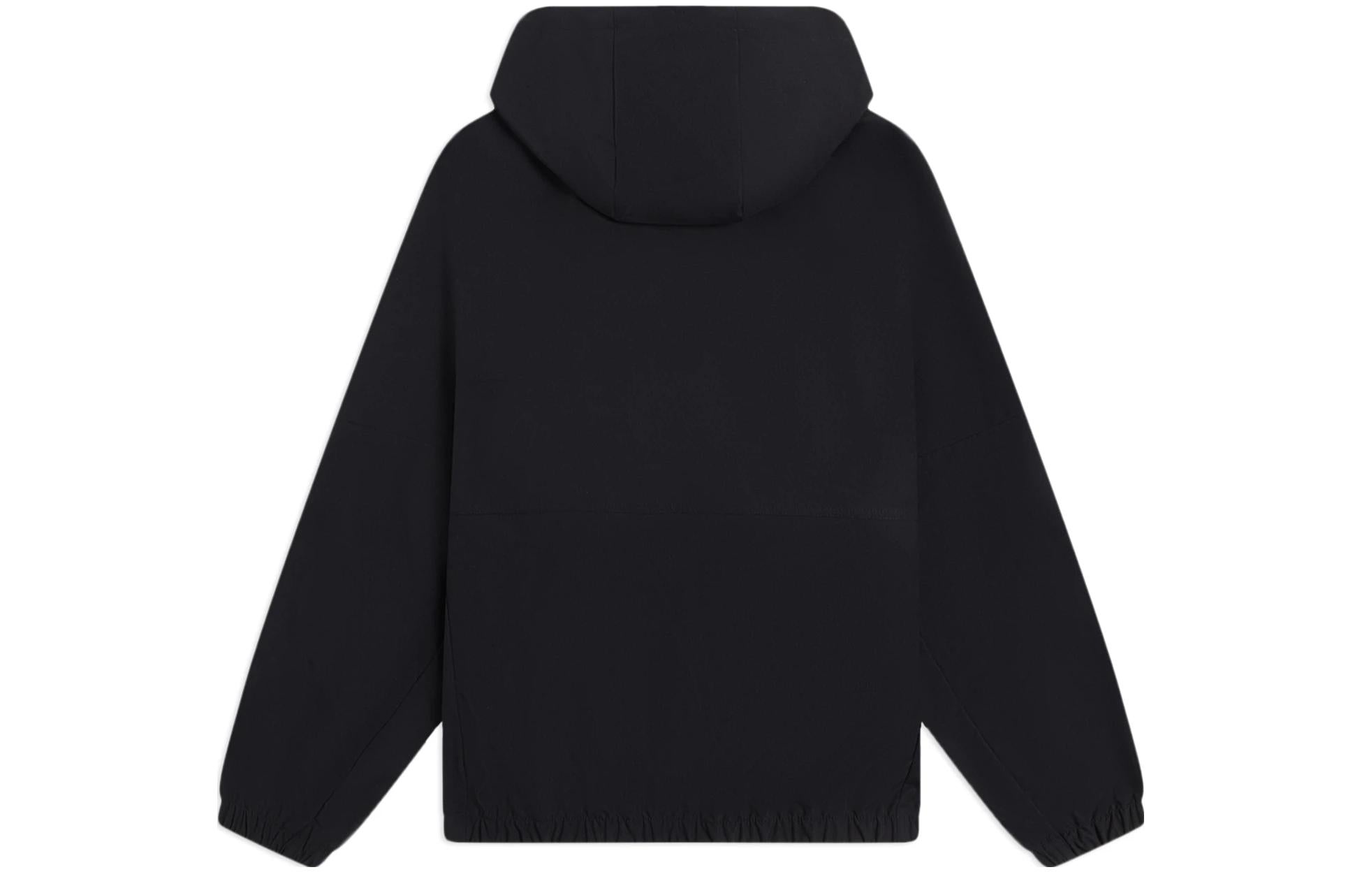 Li-Ning BadFive Big Logo Full Zip Hooded Jacket 'Black White' AFDS569-4 - 2