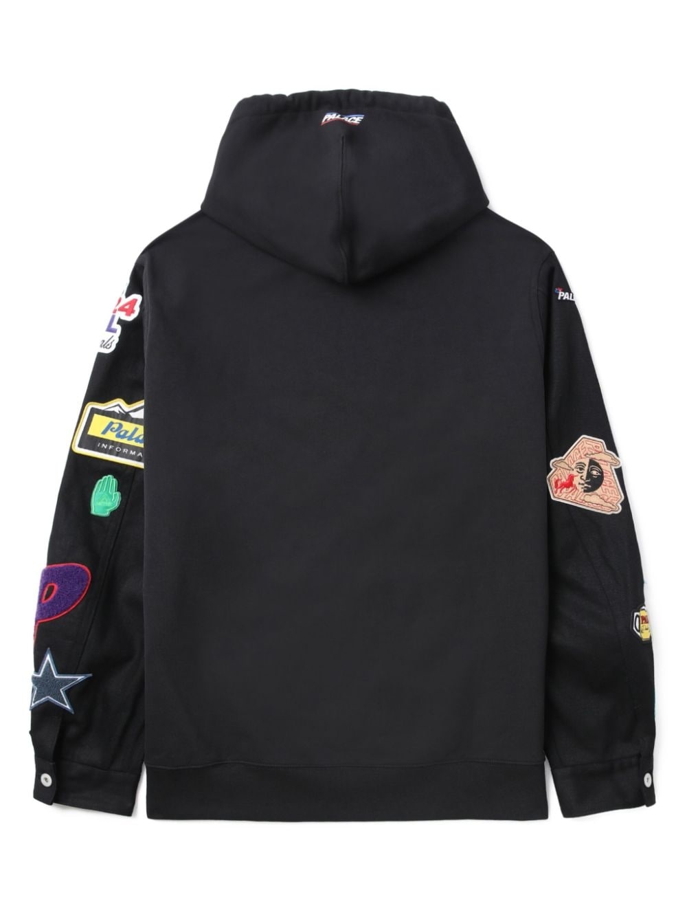 x Palace patch-detail cotton hoodie - 6