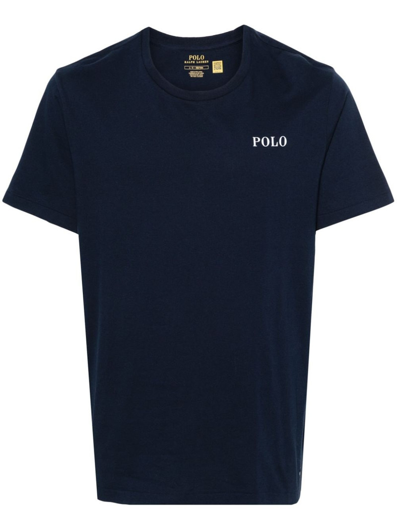 logo-print cotton T-shirt 1