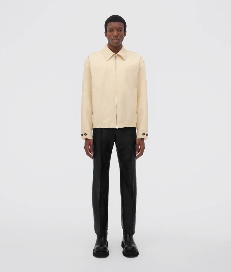 technical bonded wool twill jacket 1