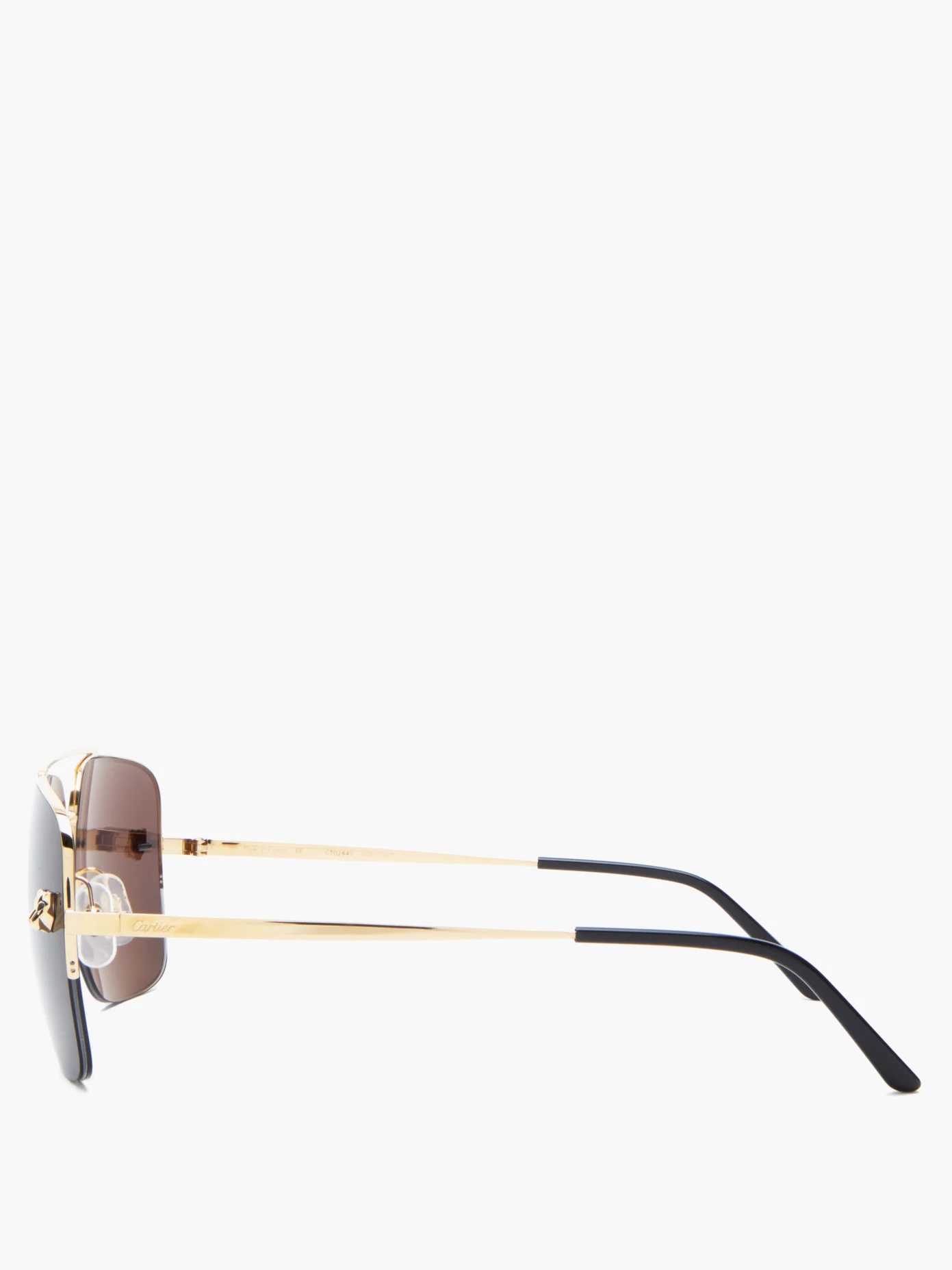 Panthère aviator metal sunglasses - 3