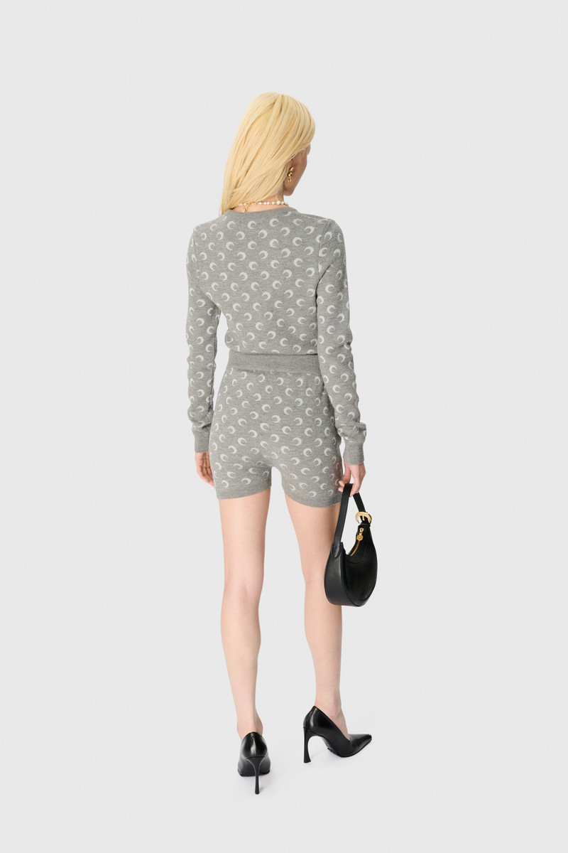 MOON JACQUARD KNIT SHORTS 3