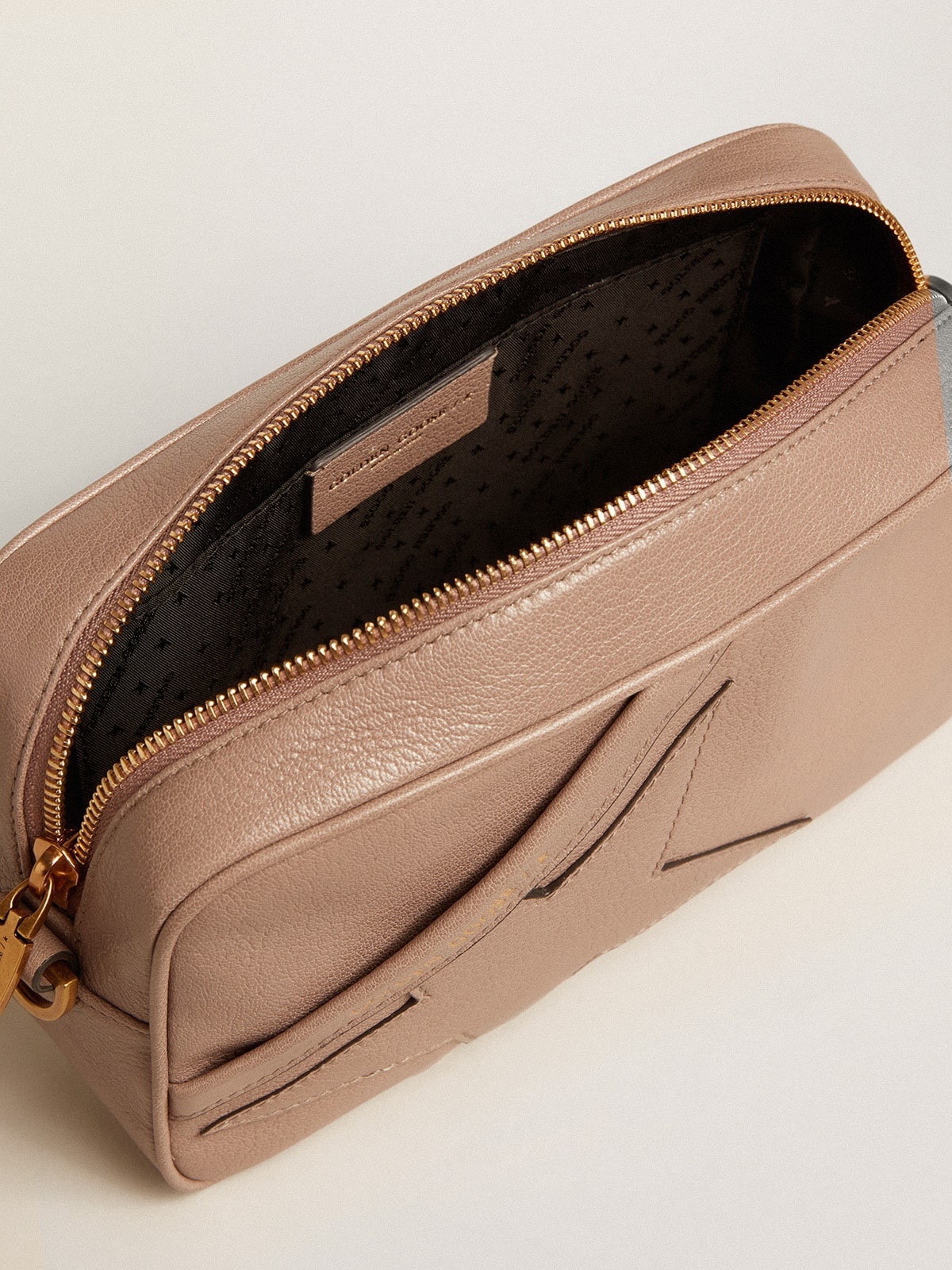 Women’s Star Bag in ash-colored leather - 3