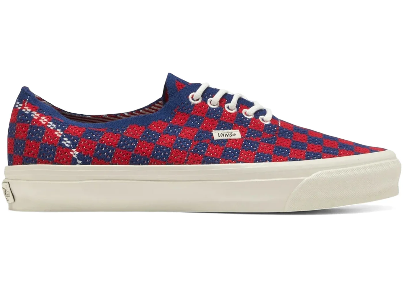 Vans LX Authentic 44 EK Punk Check Red Blue - 1
