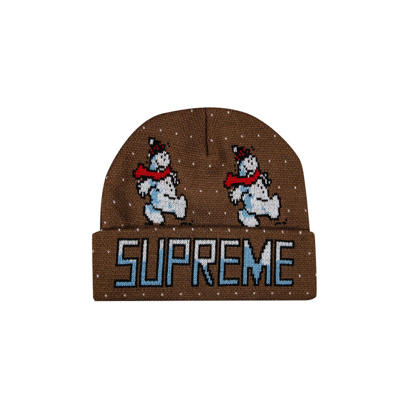 Supreme Snowman Beanie 'Brown' - 1