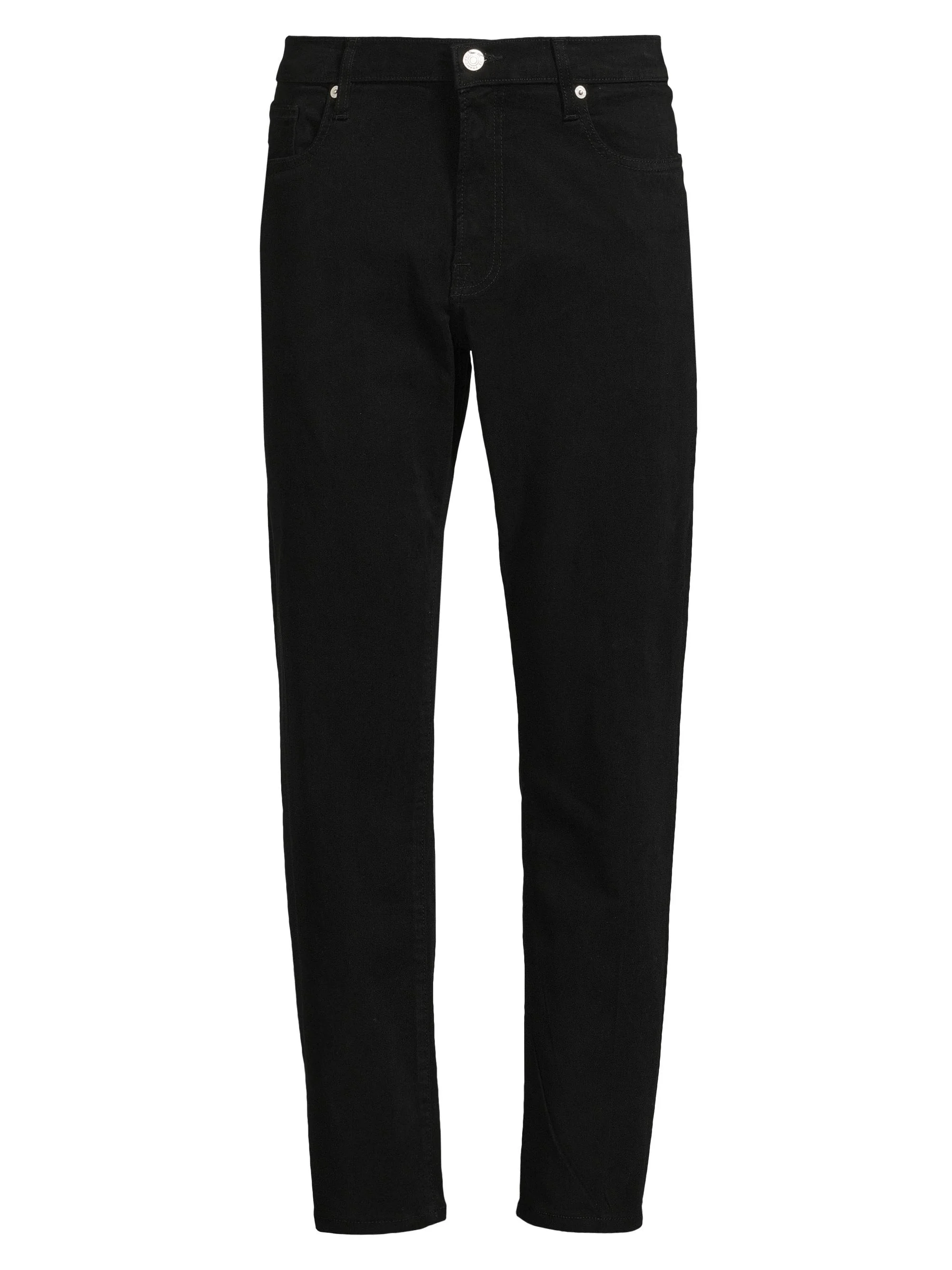 Men's L'Homme Mid-Rise Skinny Jeans - Noir - 1