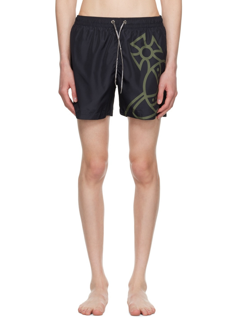 Navy Line Orb Swim Shorts 1