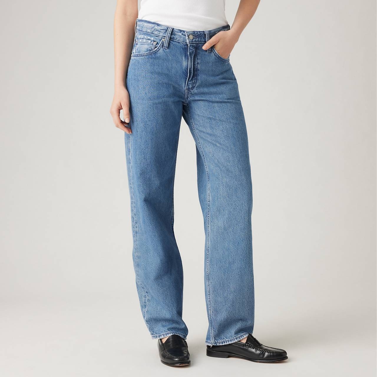 LEVI’S® WOMEN’S WELLTHREAD® BAGGY DAD JEANS - 4