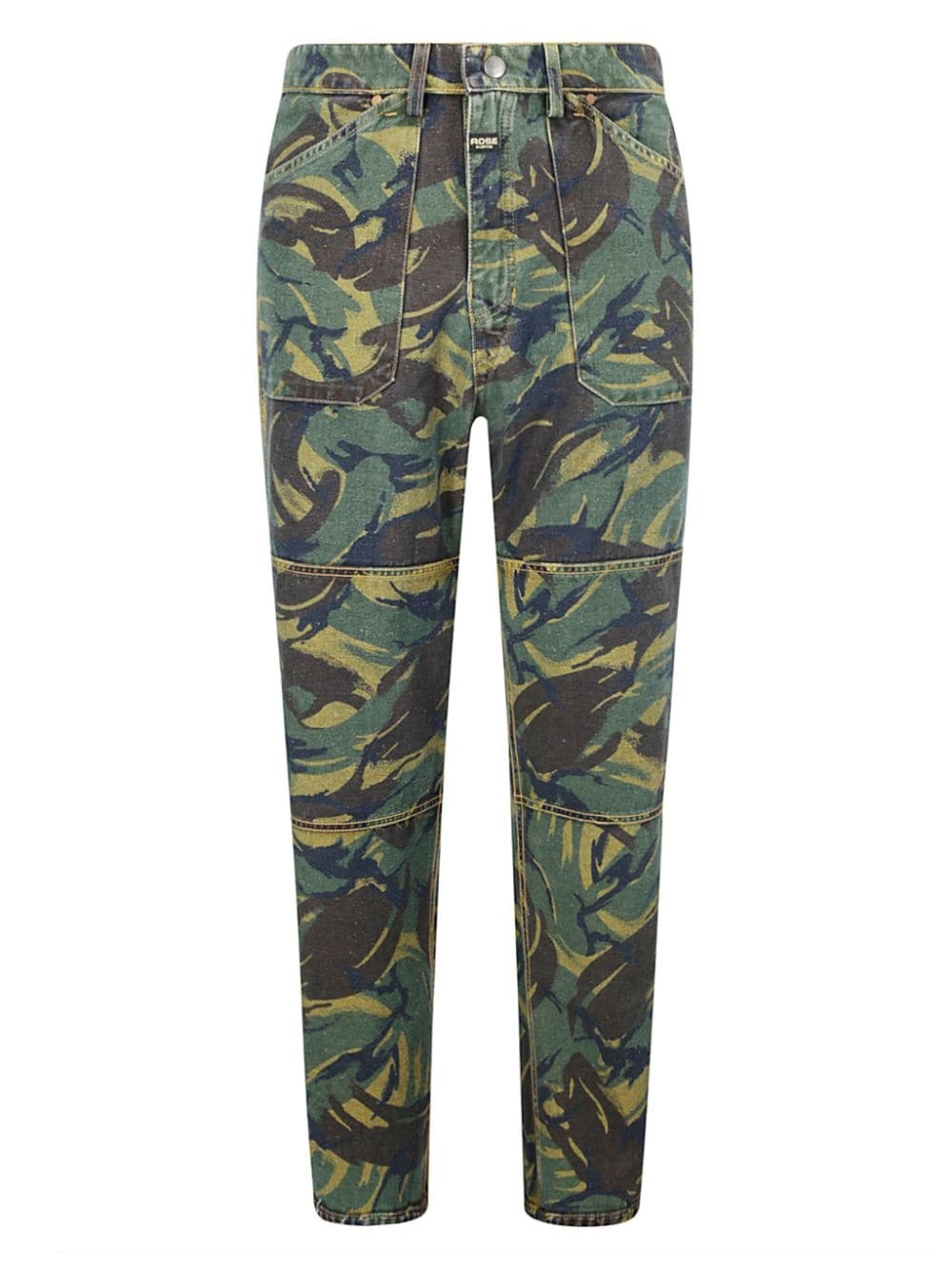 reversible camouflage-print jeans - 4