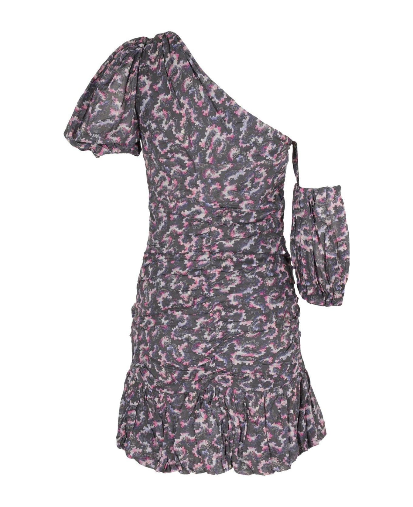Lecia Asymmetric Mini Dress - 2