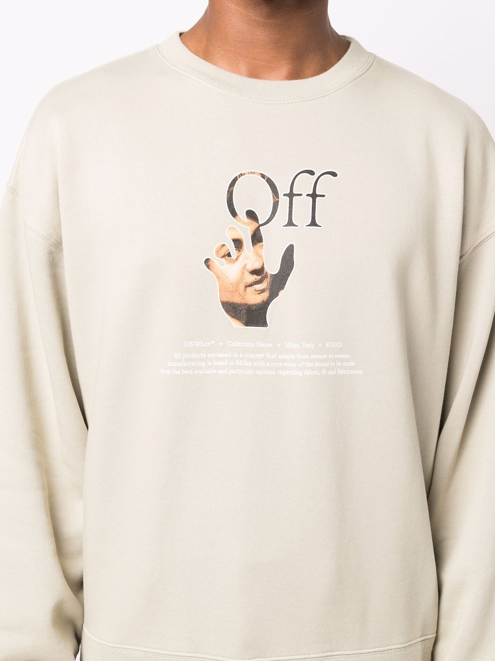 Caravaggio Hand logo sweatshirt - 5