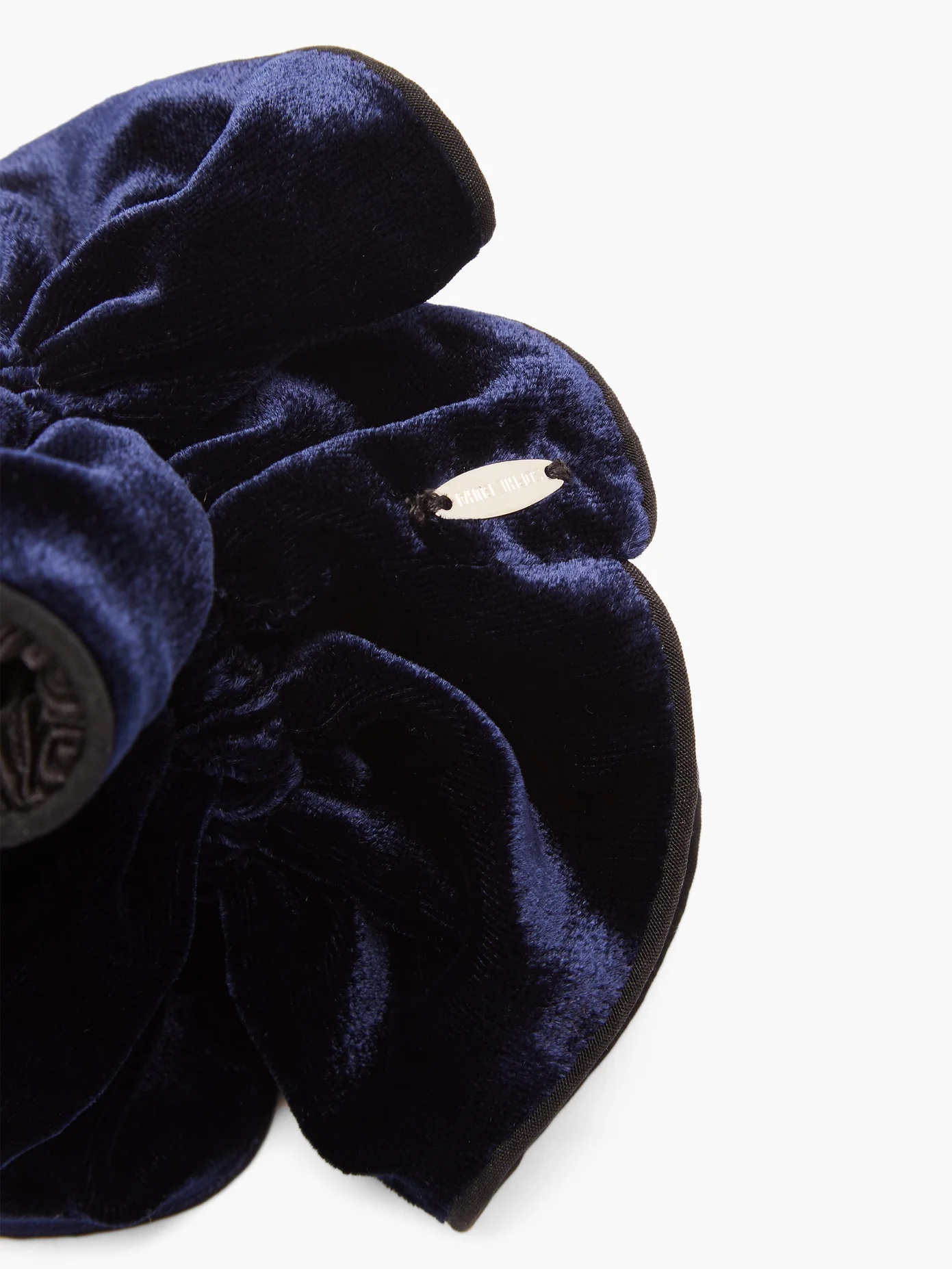 Germain silk and velvet scrunchie - 3