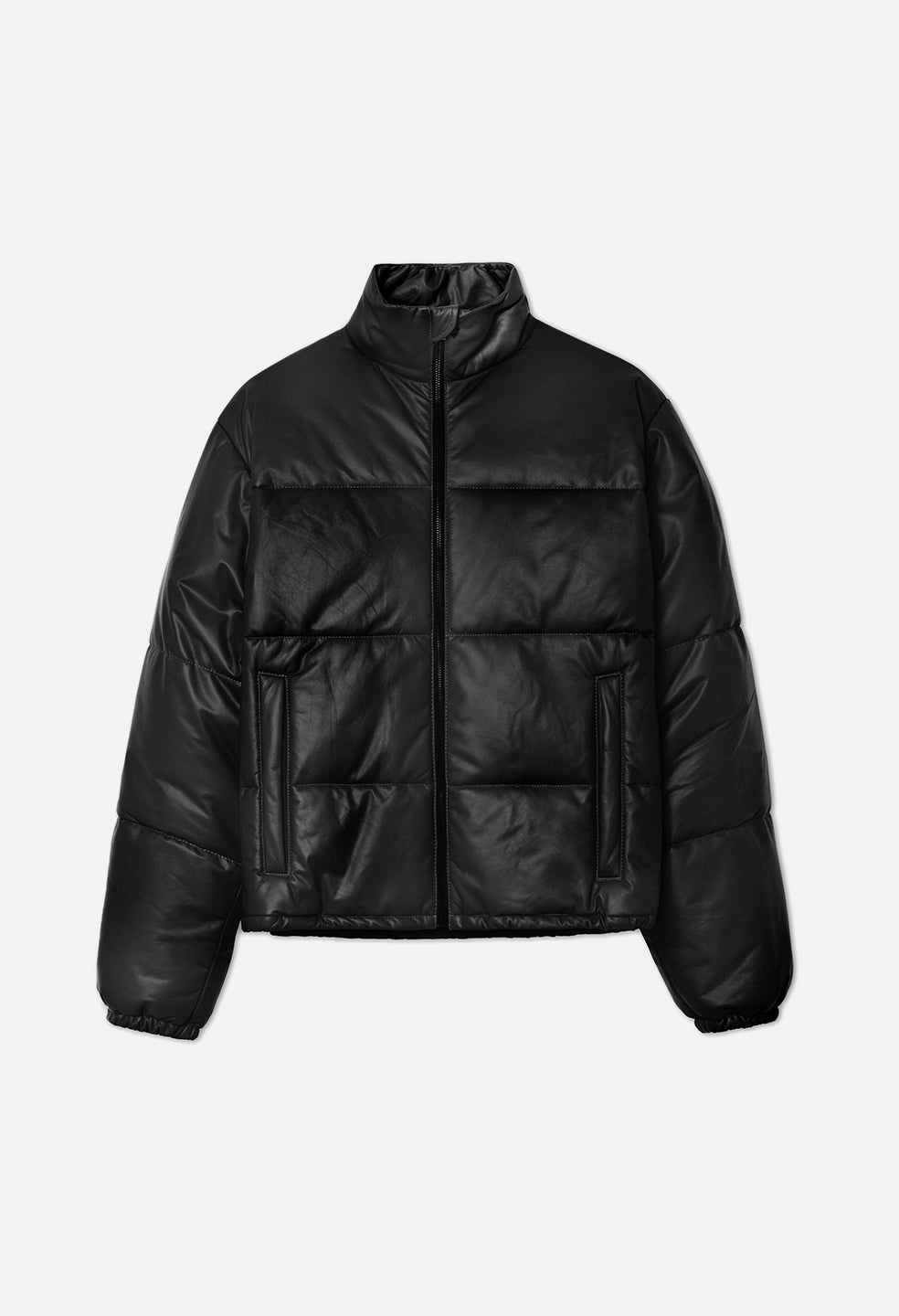 LEATHER PICO PUFFER - 1