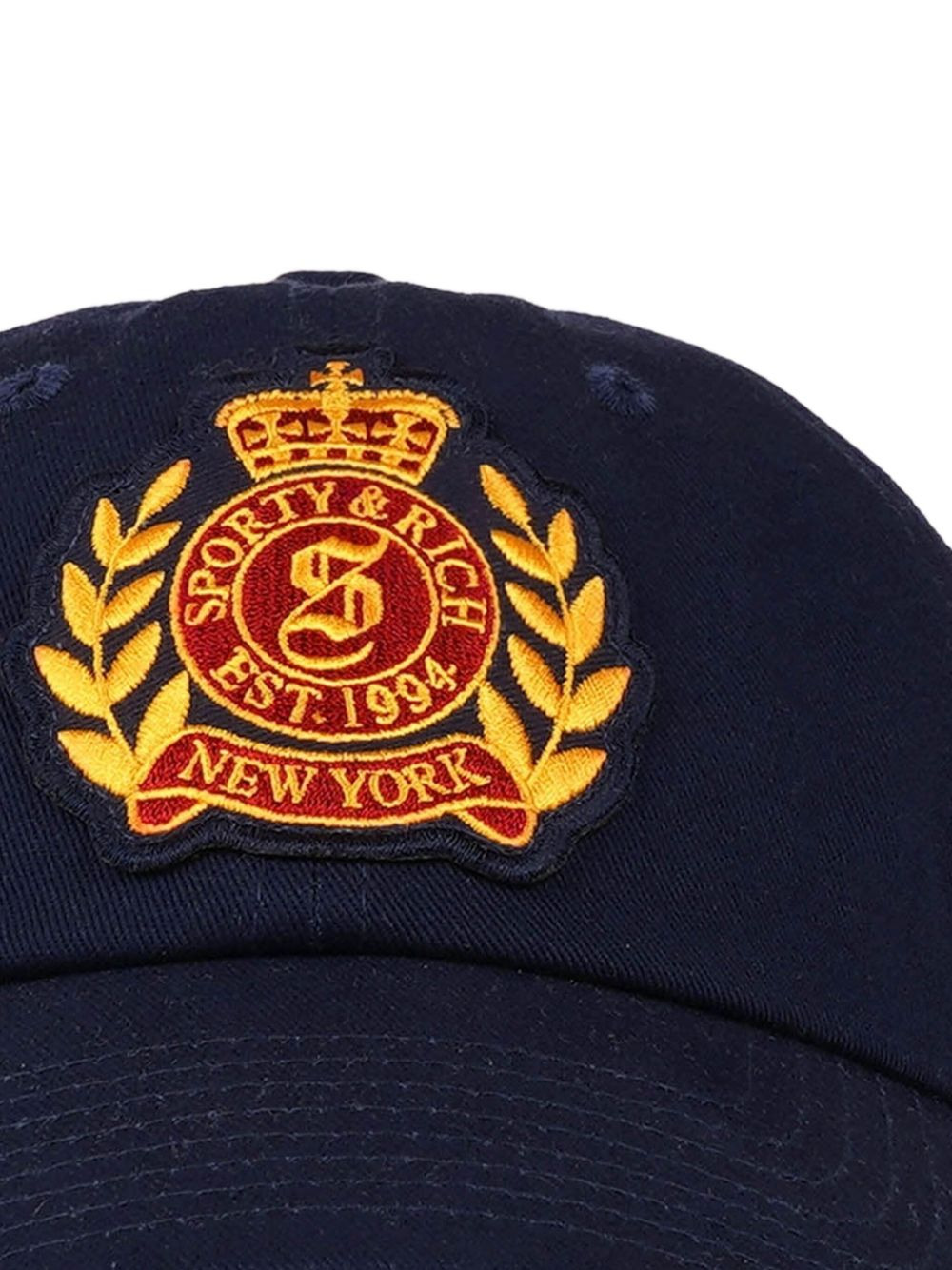 crest baseball cap hat - 2