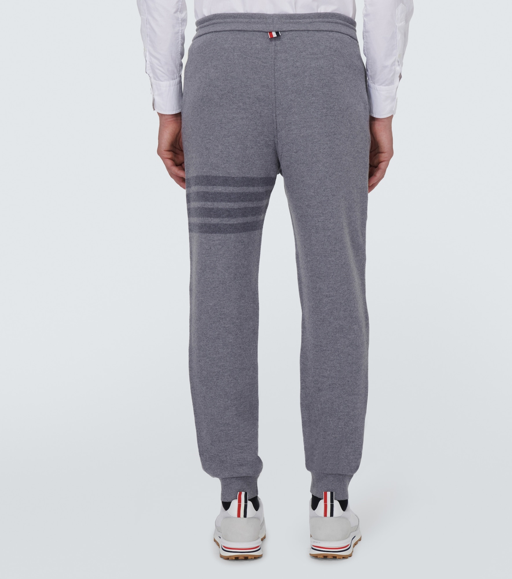 4-Bar virgin wool sweatpants - 4
