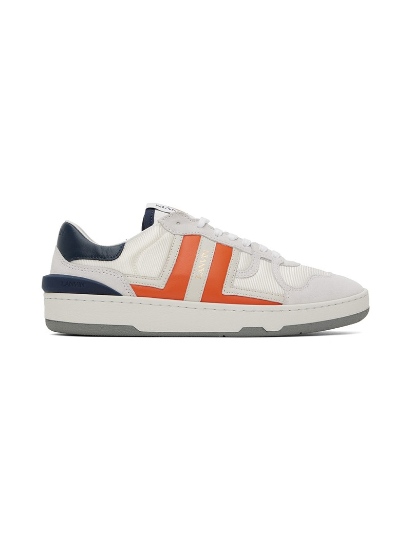 Gray & Orange Clay Sneakers - 1