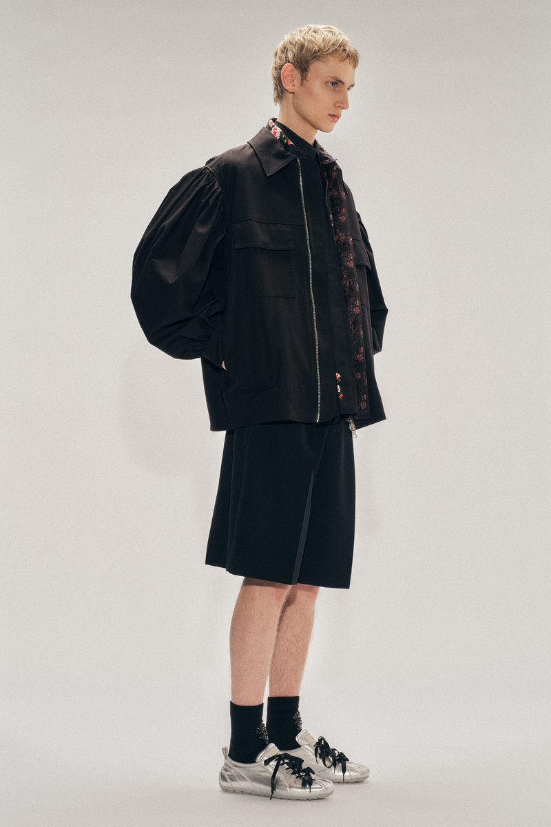 Simone Rocha Puff Sleeve Utility Pen Pocket Jacket outlook