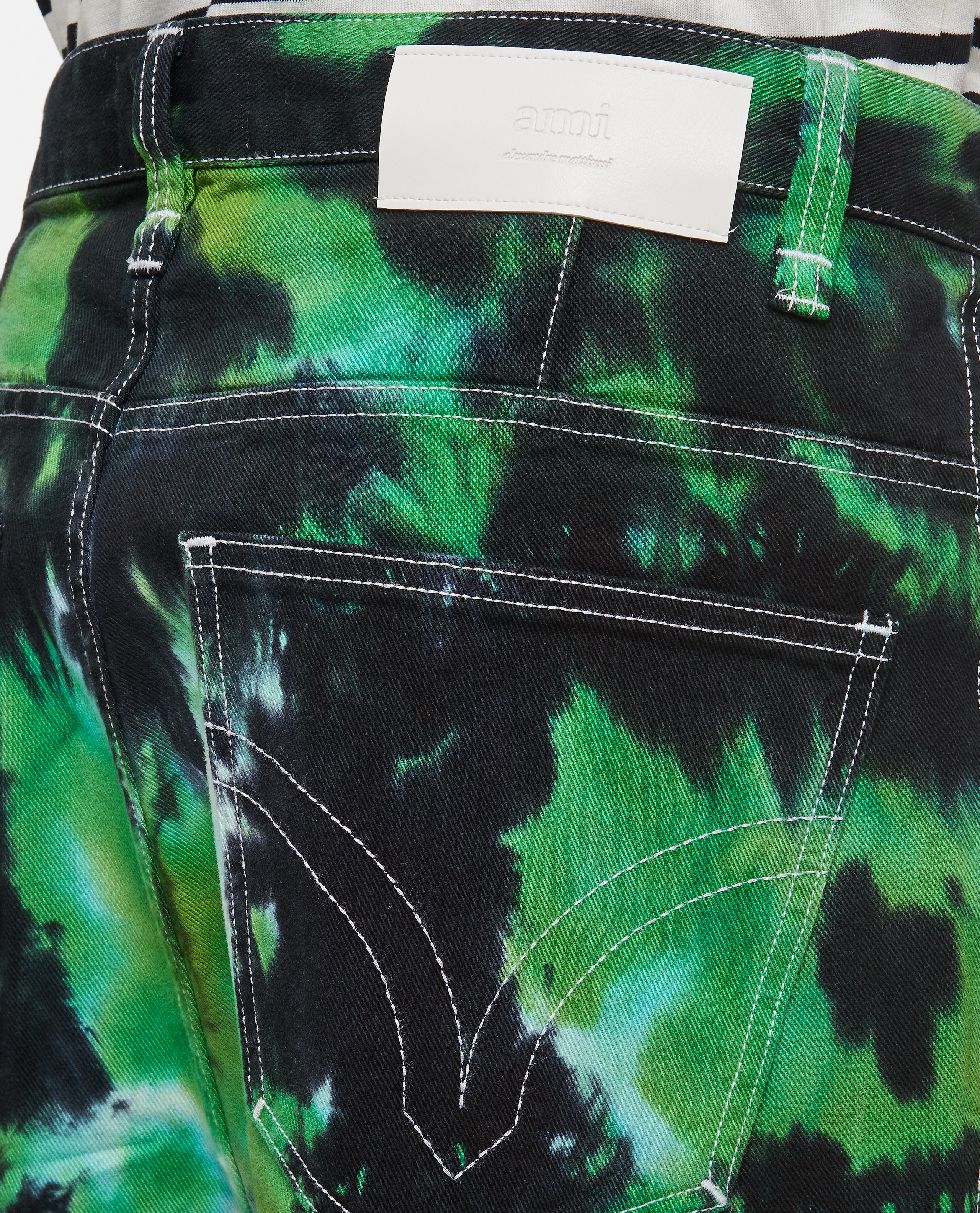 TYE DYE TEGULAR FIT DENIM JEANS - 4