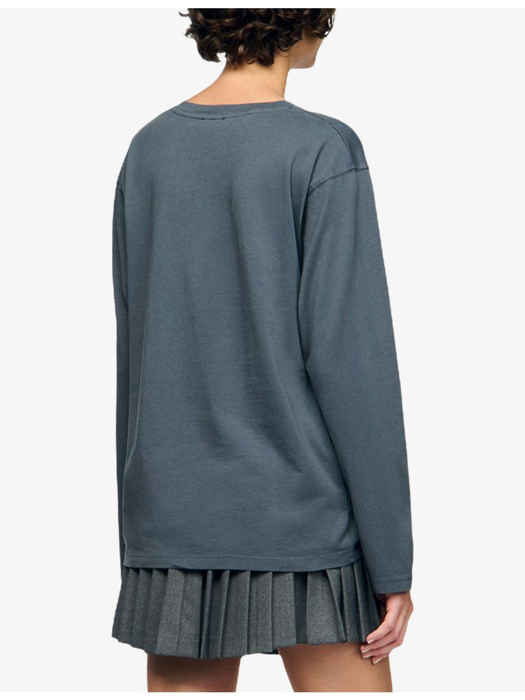 Brand-Embroidered Long-Sleeved Cotton-Jersey T-Shirt - 4