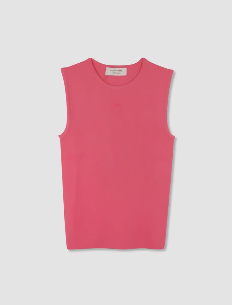 Marine Serre Core knit sleeveless pullover | macondo
