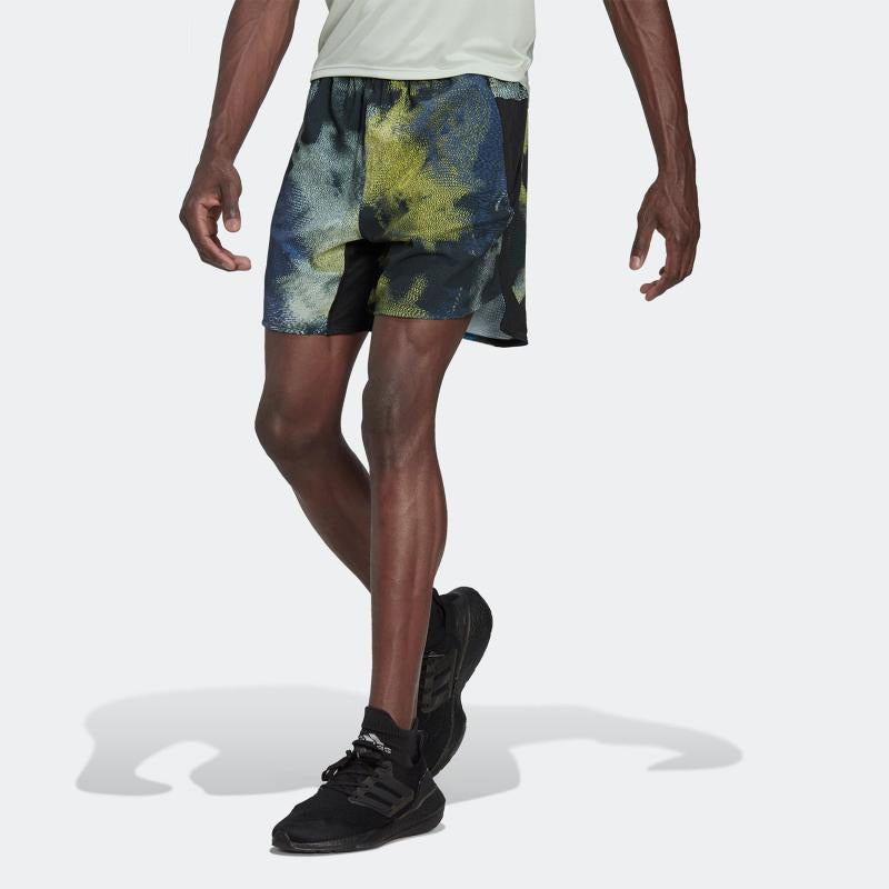 adidas Sports Running Training Shorts 'Tie Dye Black' HN9363 - 2