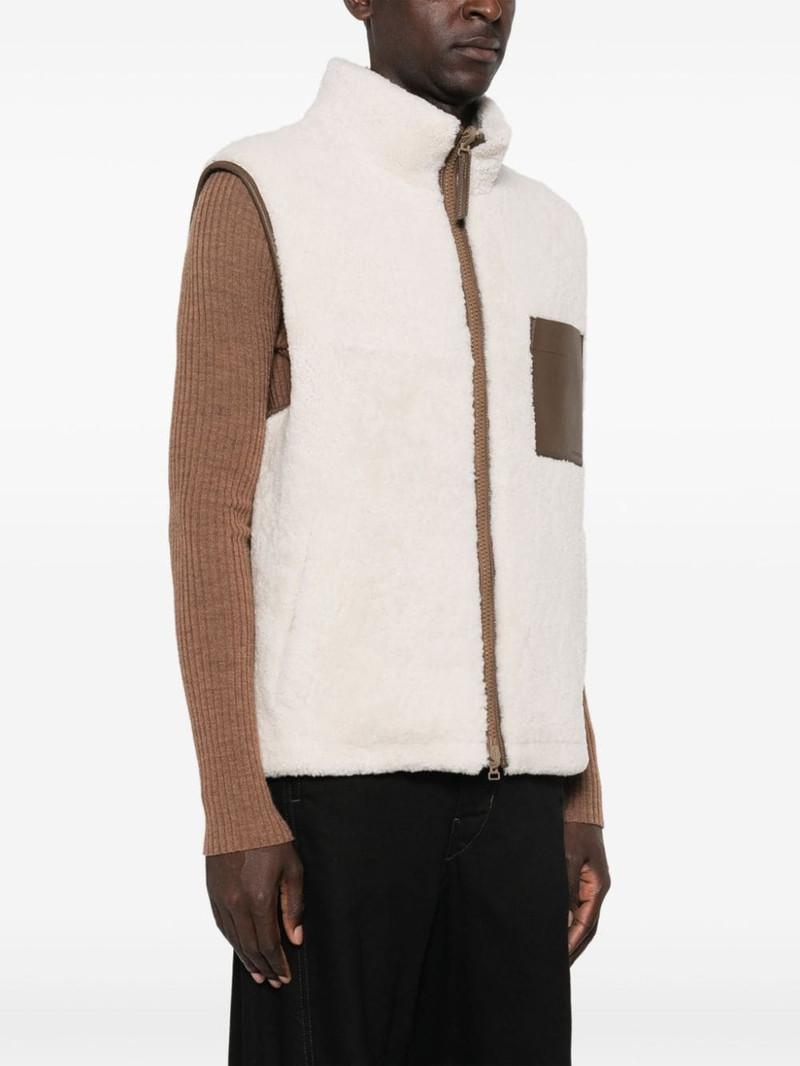 shearling gilet 3