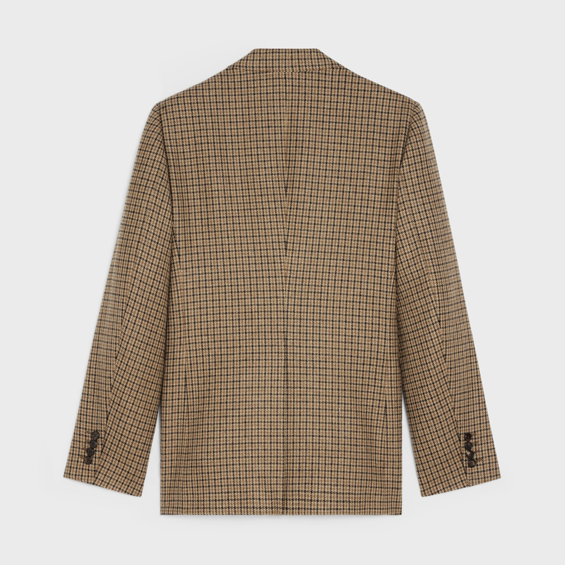CELINE CLASSIC JACKET IN CHECKED WOOL outlook