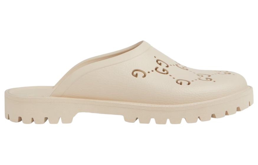 Gucci Slip On Sandal 'Cut Out Monogram - Mystic White' 655517-JFB00-9022 - 2