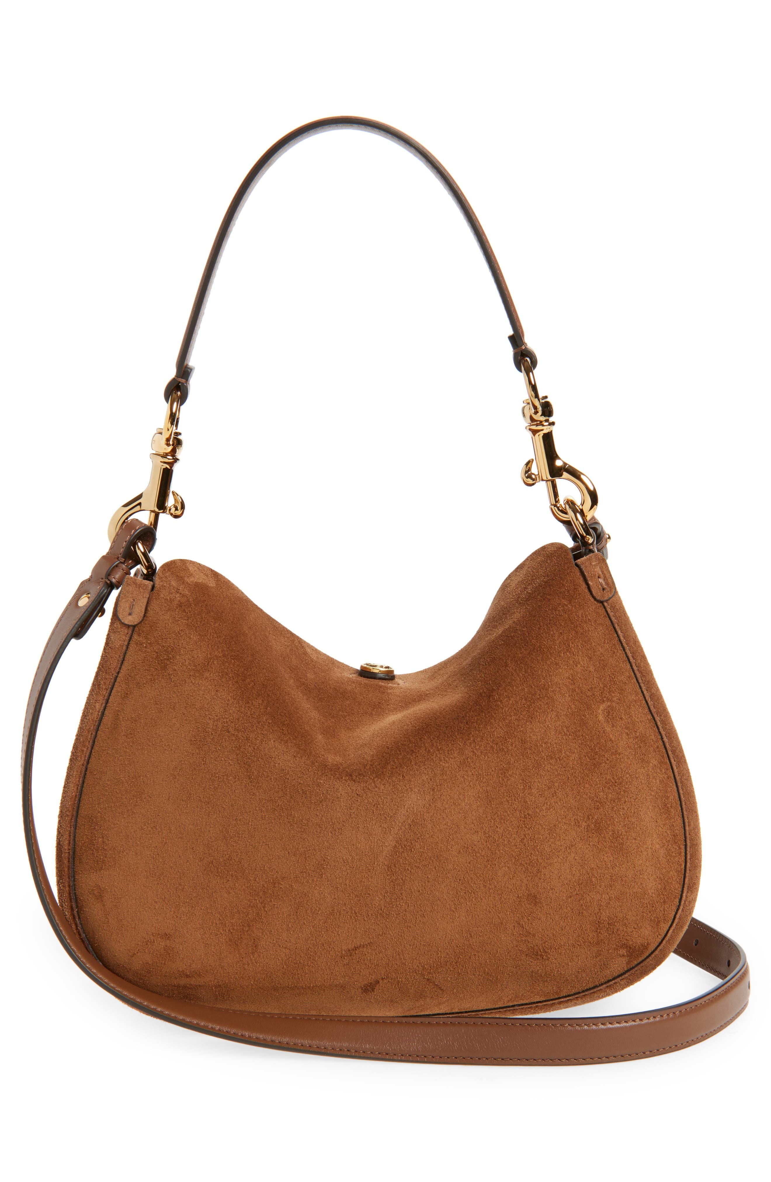 Etro Belted Suede Hobo Bag in Sand at Nordstrom - 4