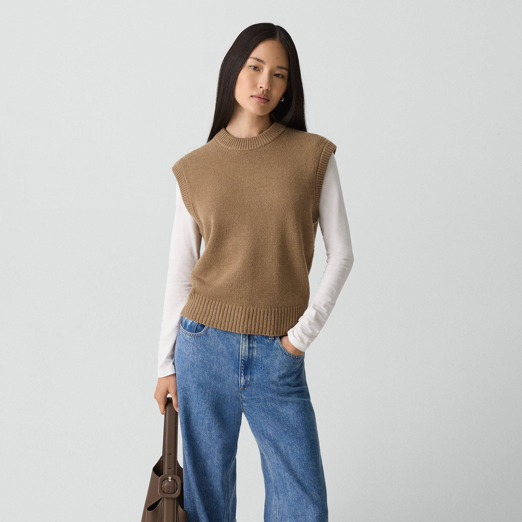 Relaxed Vest in Recycled Cashmere - 2