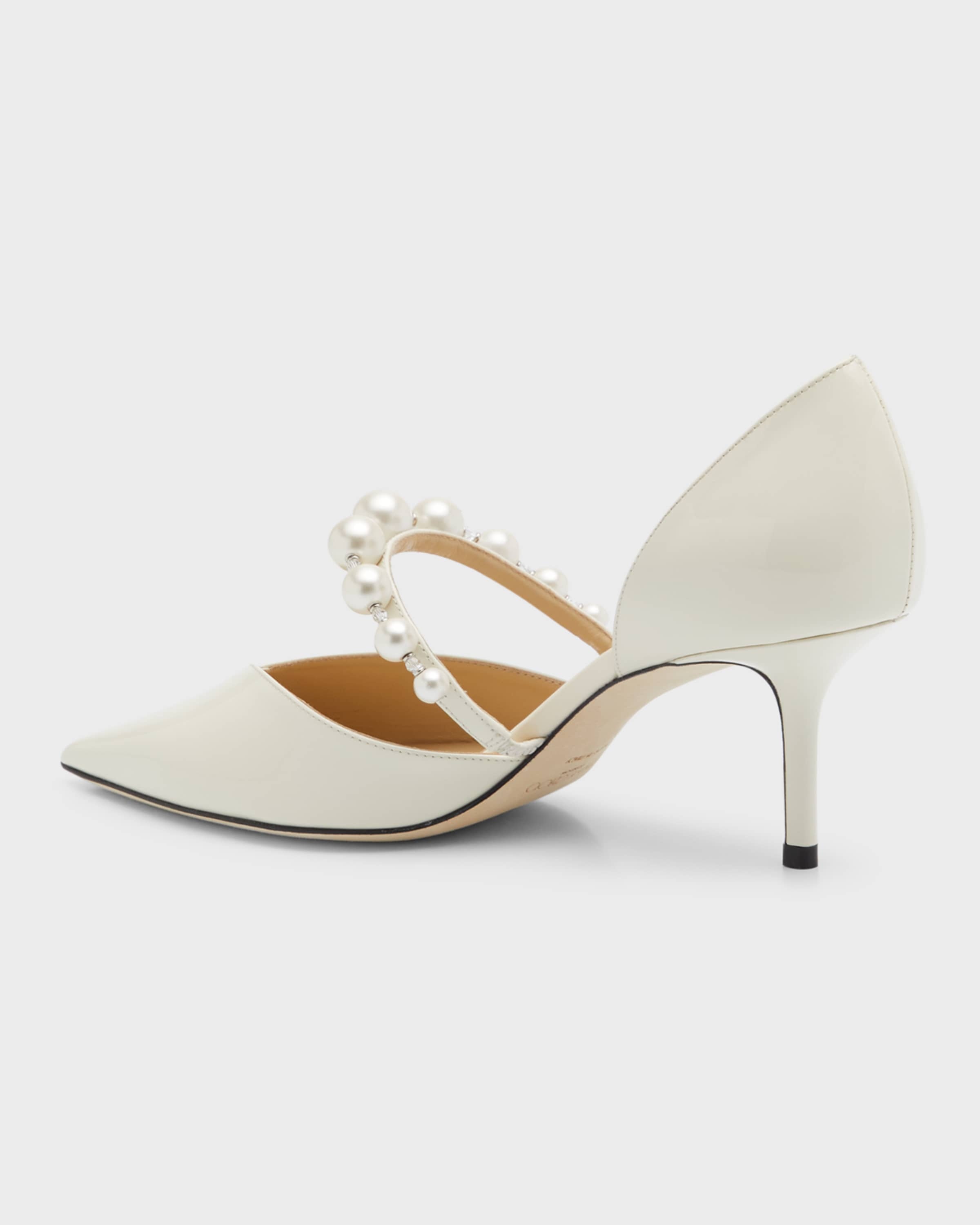 Aurelie d'Orsay Pearly Band Pumps - 5