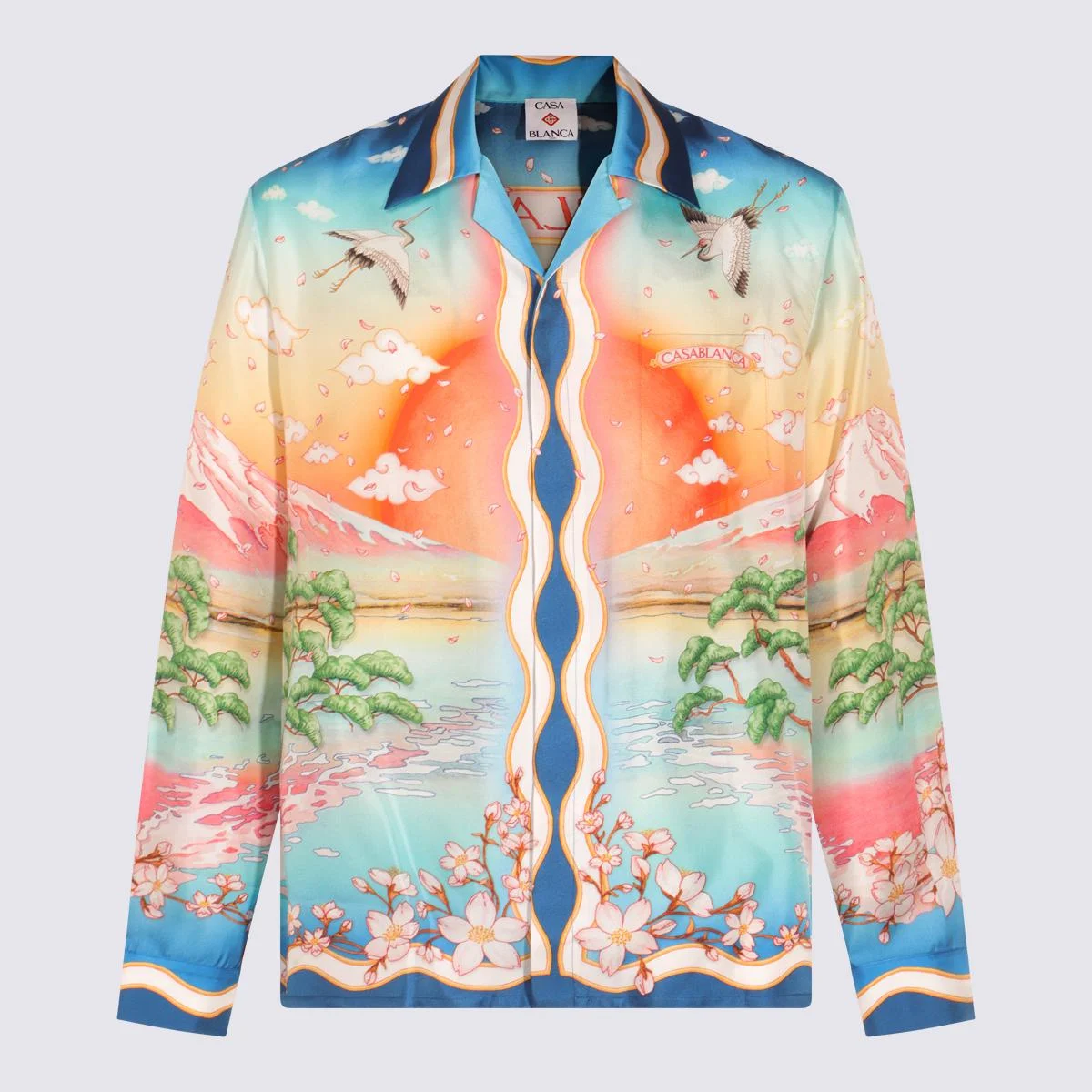 Casablanca Multicolor Silk Shirt - 1
