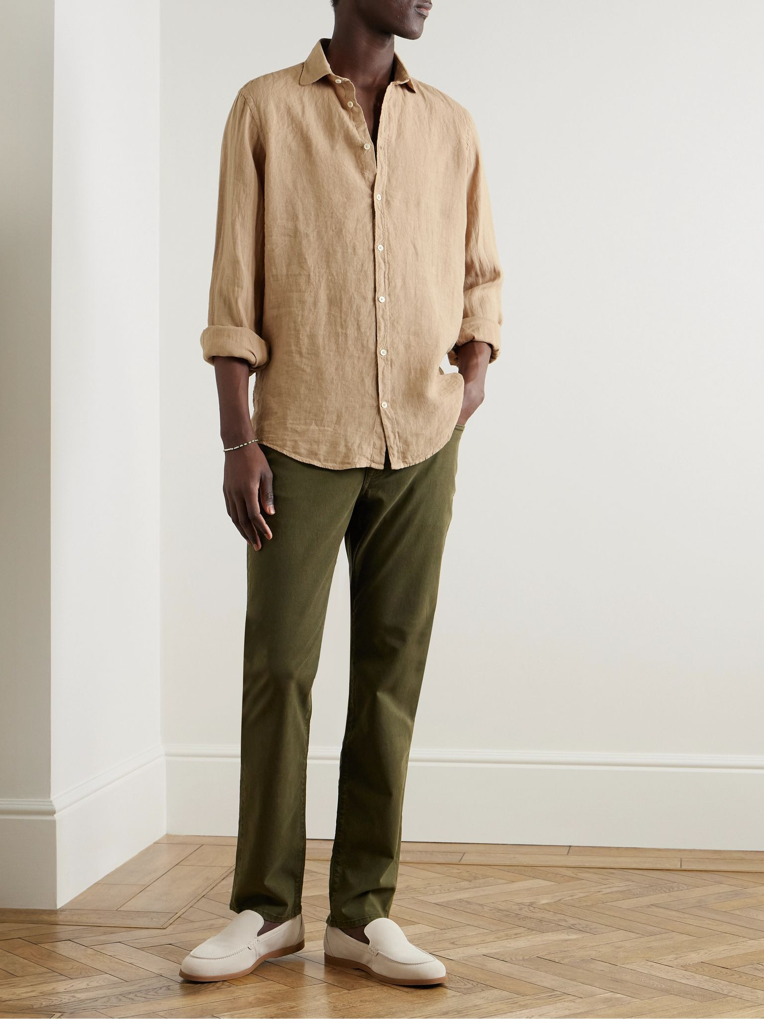 Linen Shirt Mushroom - 2