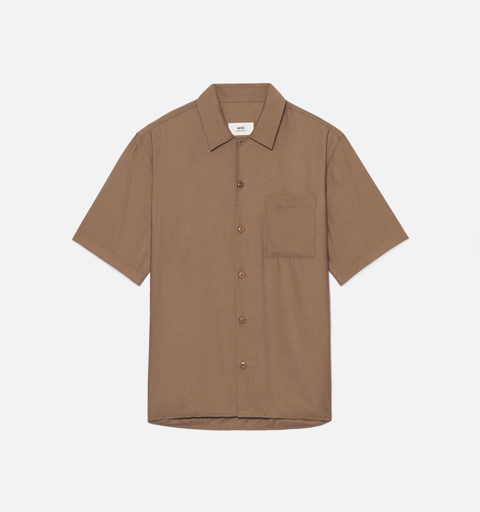 Col Requin Shirt With Ami Satin Label - 5