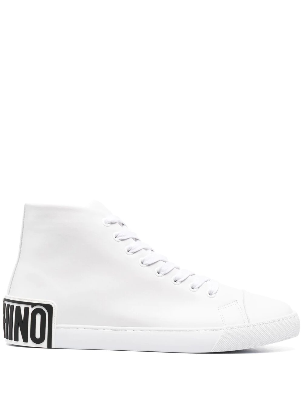 logo-patch high-top sneakers - 1