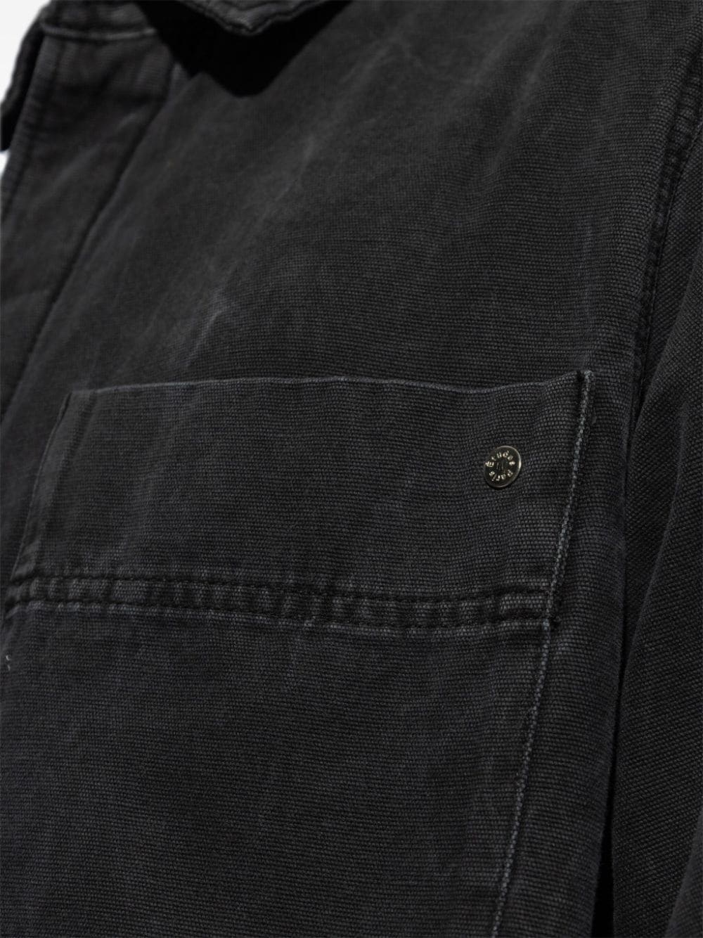 stud-detail denim shirt - 5