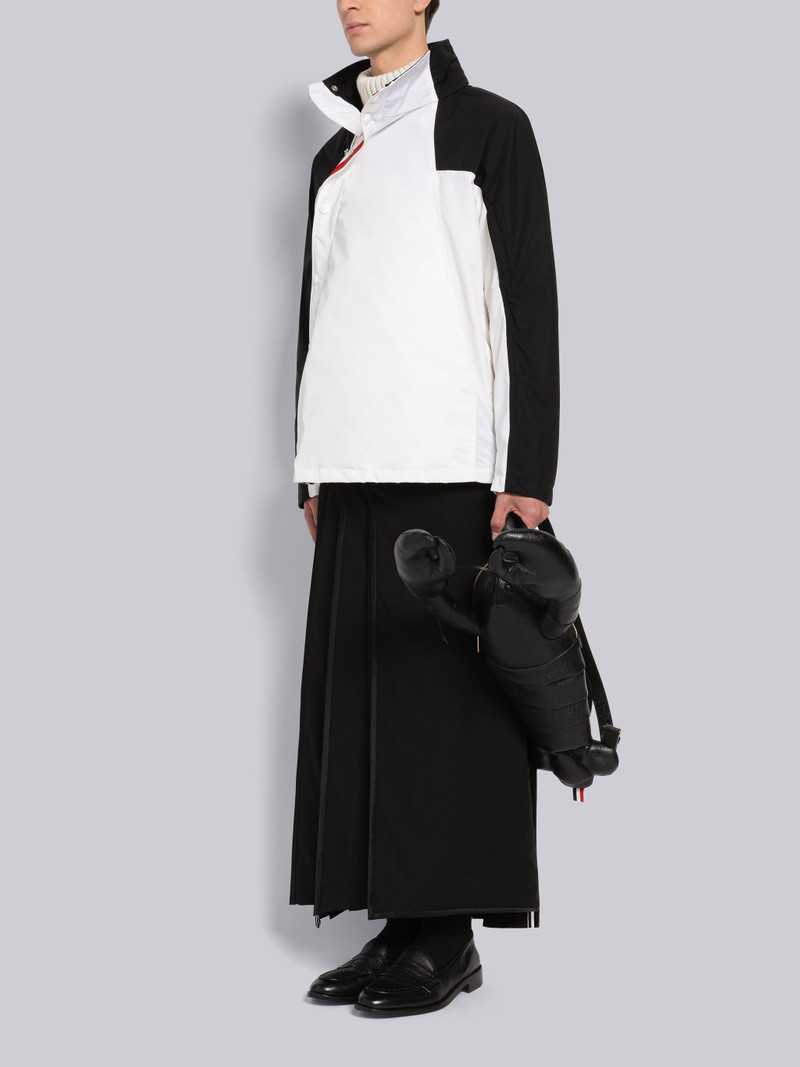 Pebble Grain Leather Lobster Backpack 6