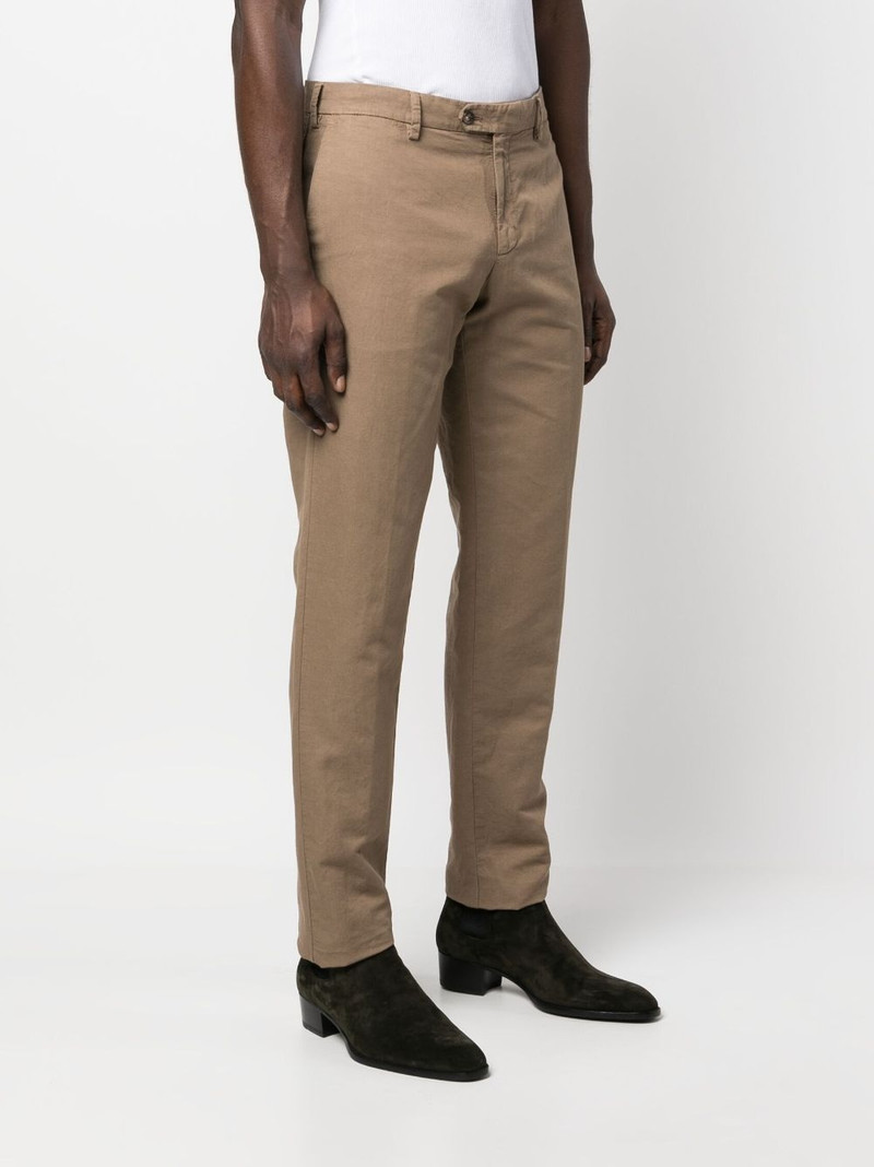 straight-leg linen trousers 3