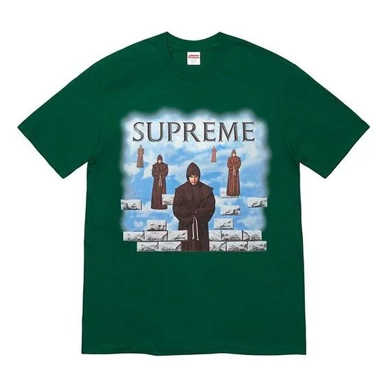 Supreme FW19 Week 1 Levitation Tee Printing Short Sleeve Unisex Dark Green SUP-FW19-070 - 1