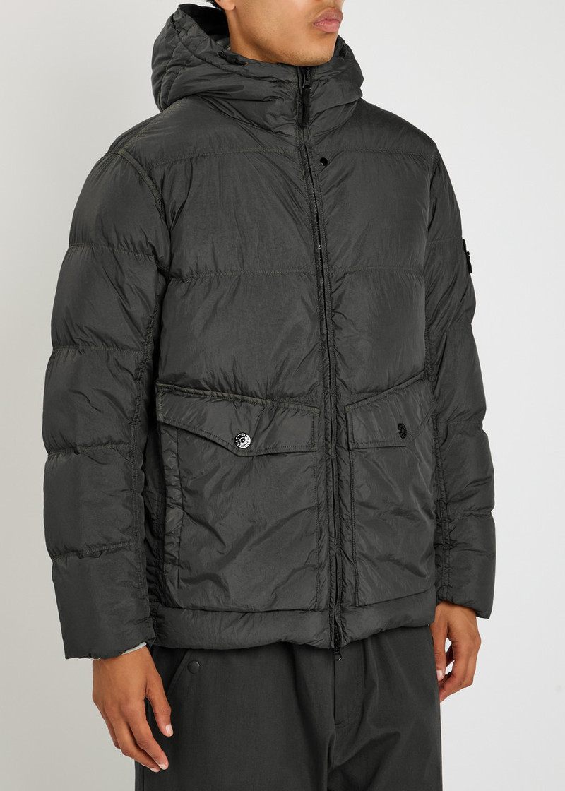 Stone Island Stone Island Ripstop Hooded Shell Jacket outlook