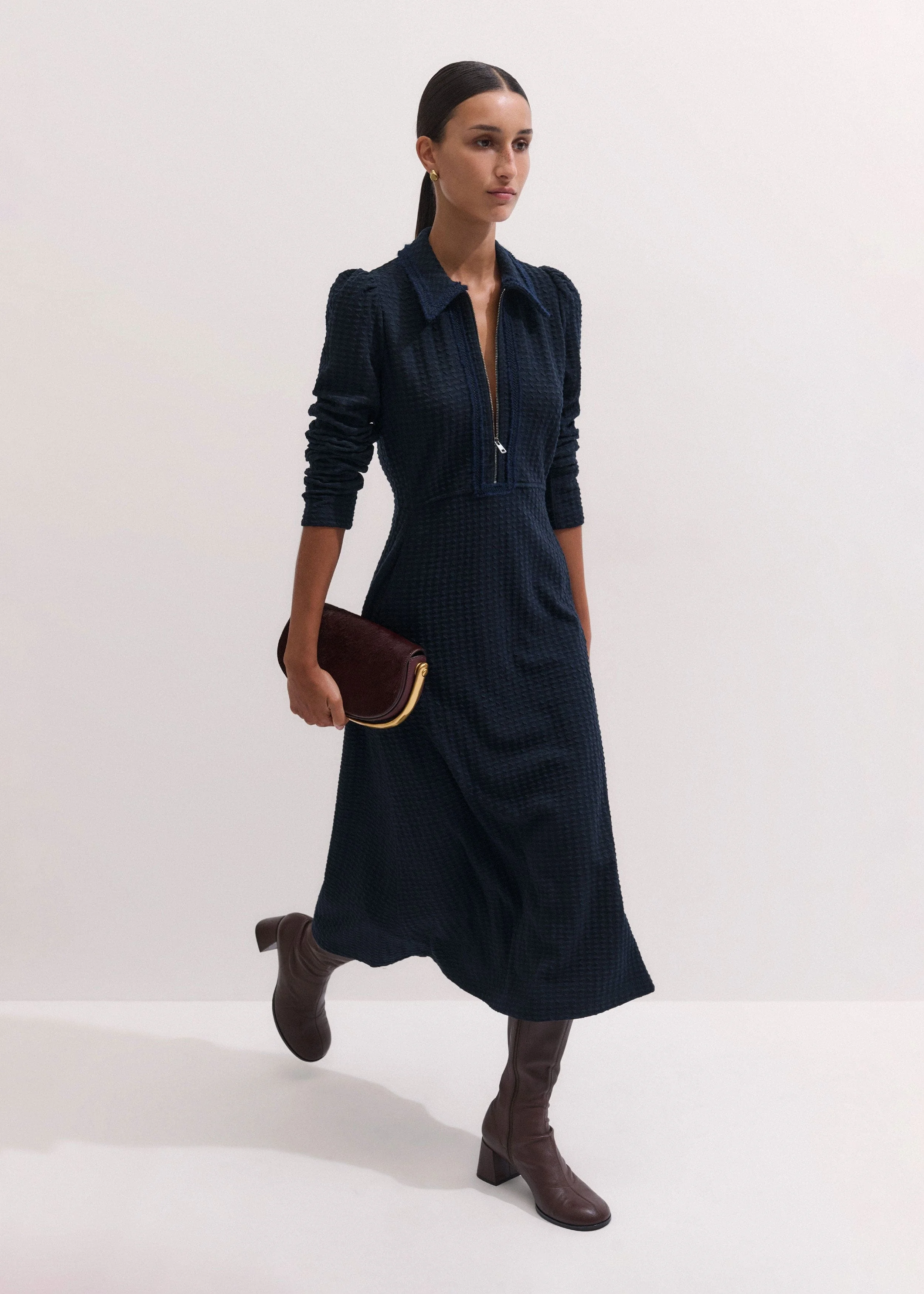 Fit + Flare Midi Dress - 1
