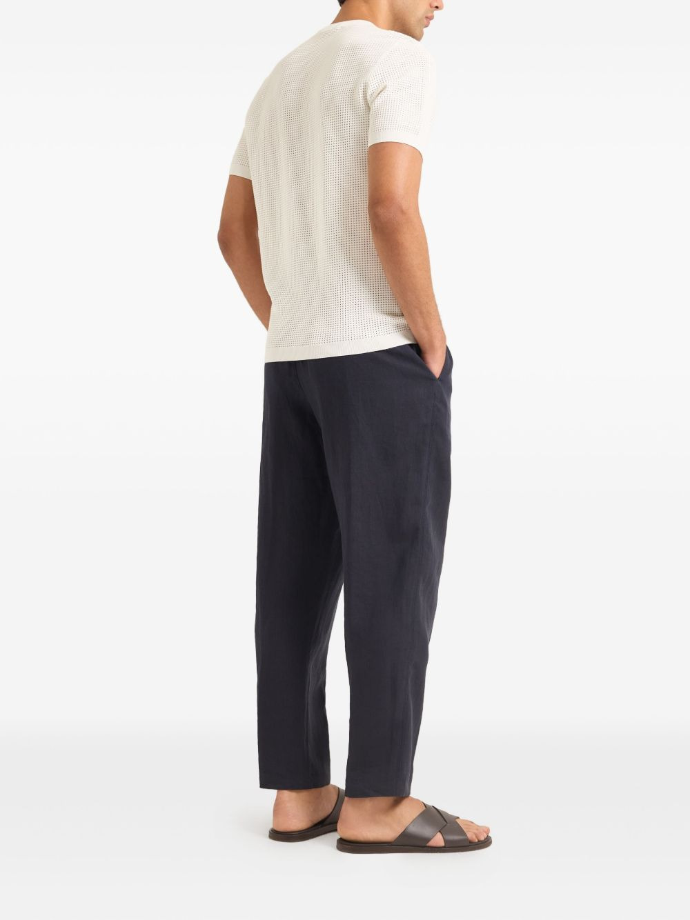 textured-knit T-shirt - 3