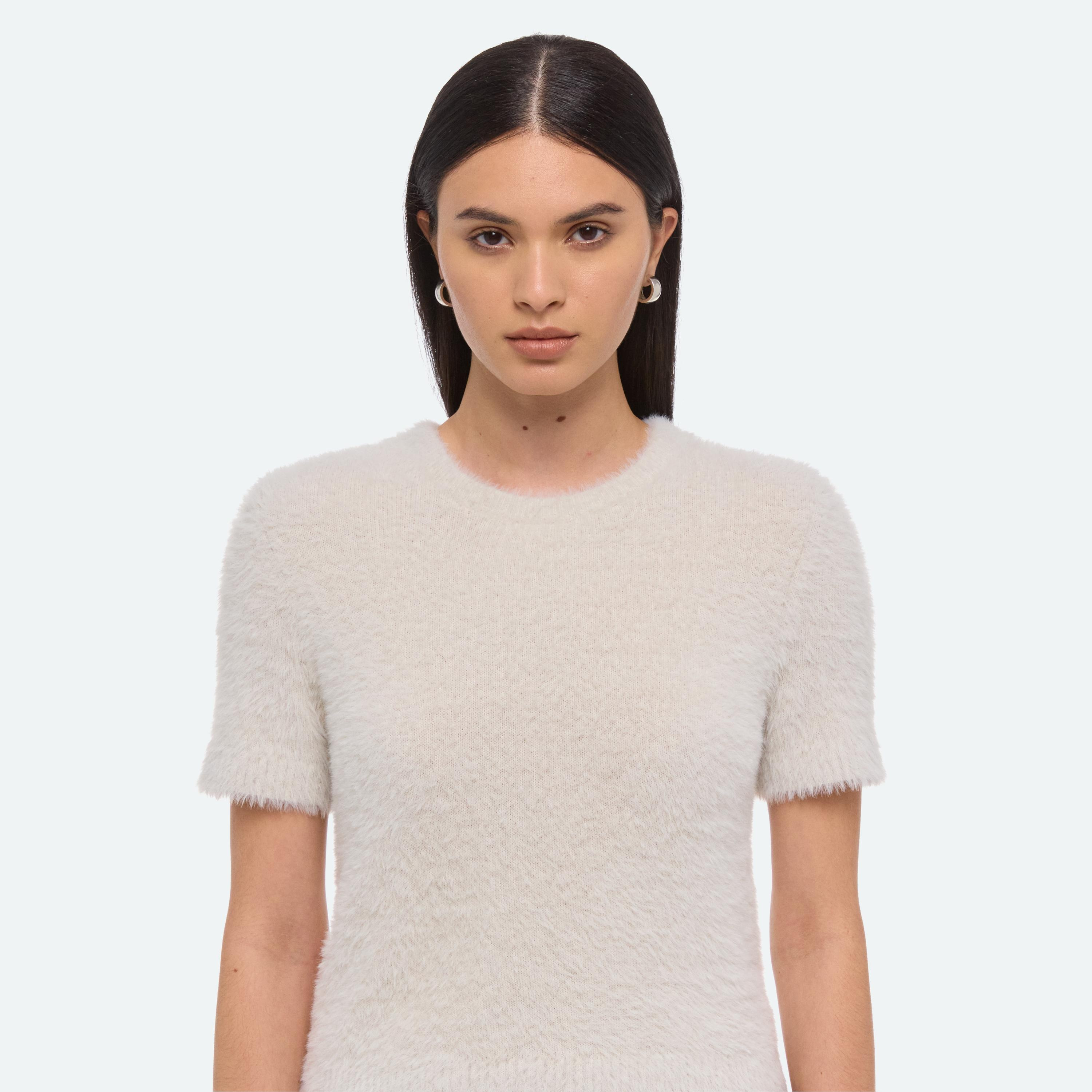 CROPPED SWEATER TEE - 7