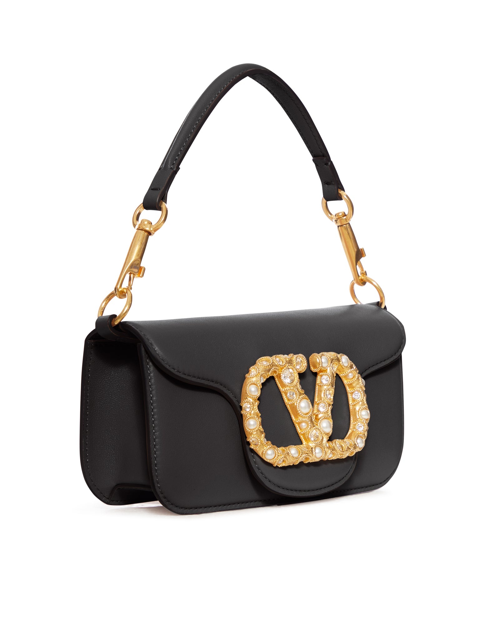 SMALL LOCO` CALFSKIN BAG WITH JEWEL LOGO - 2